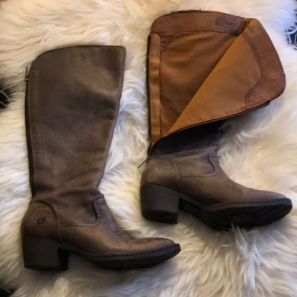 BORN nubuck boots